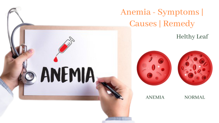 Anemia Disease - Overview, Symptoms, Causes and Remedy