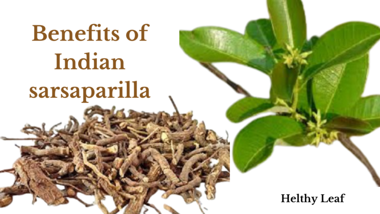 benefits of indian sarsaparilla