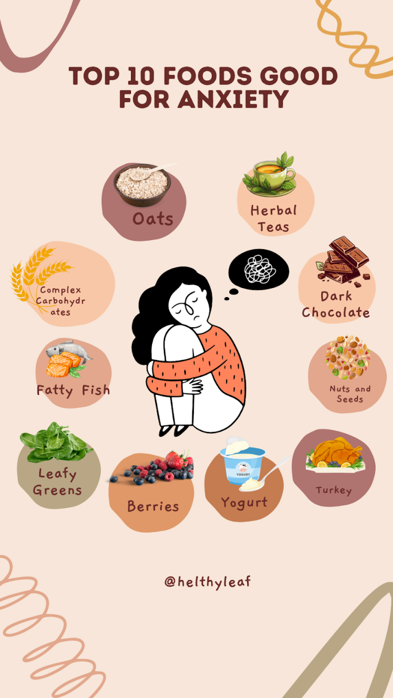Top 10 Foods Good for Anxiety
